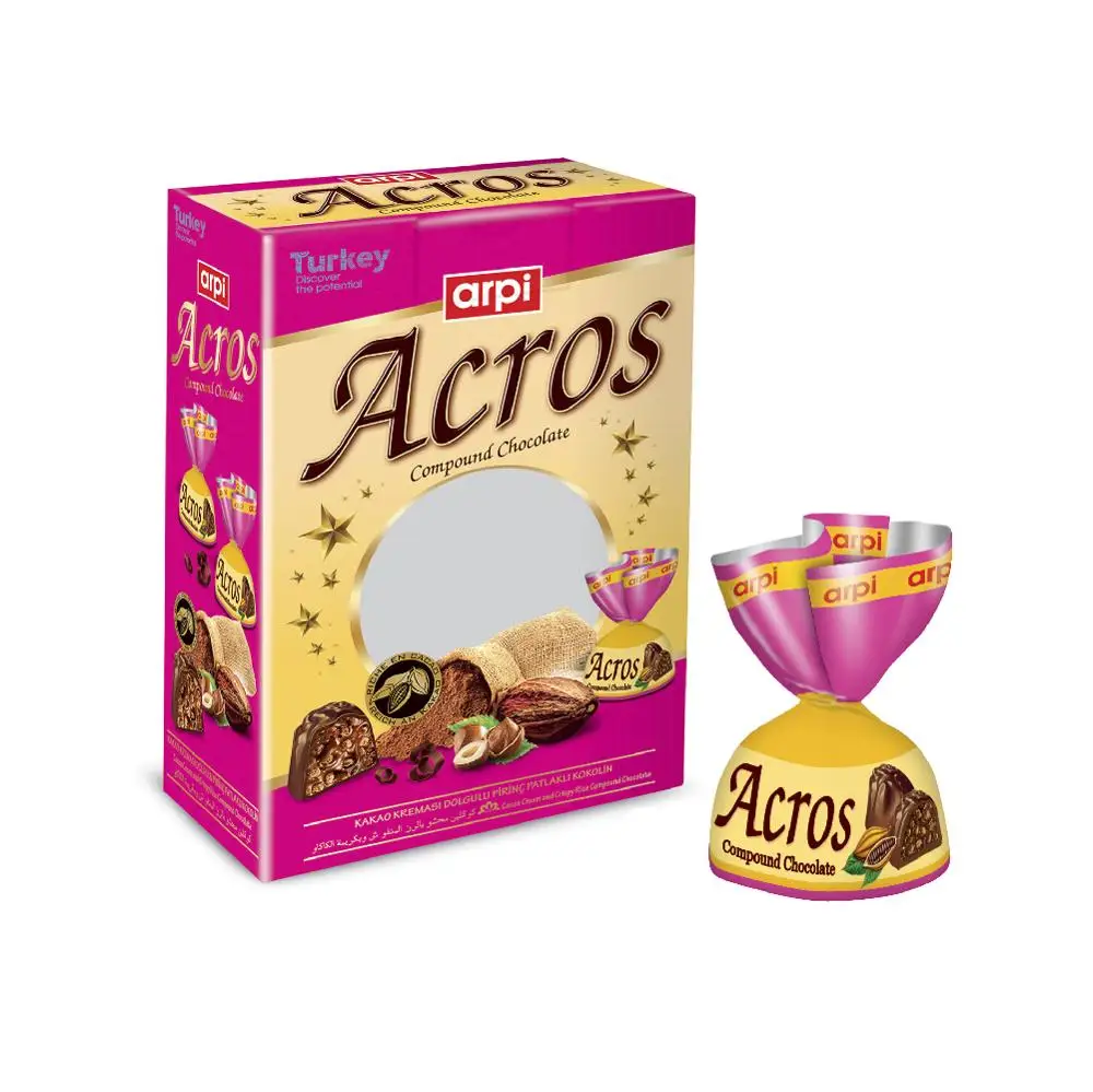 Высокое качество через соединение шоколадной начинкой с кремом какао и создания хрустящей рисовой весом более 2 кг коробка 4 вида цветов