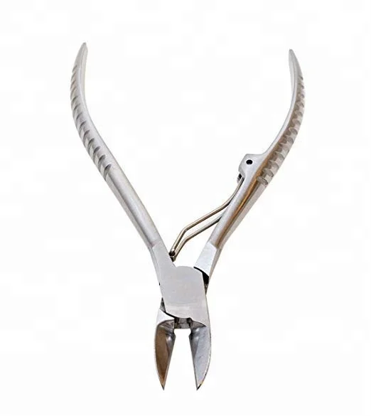Professional Double Action Toe Nail Cutters Single Spring Nippers Clippers for Chiropody Podiatry Pedicure Nail Care Tools Set