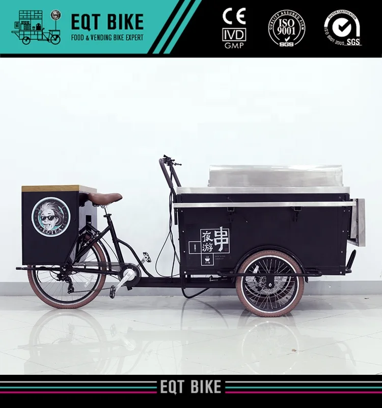 Large outdoor gas cart food cart Mobile BBQ Bike