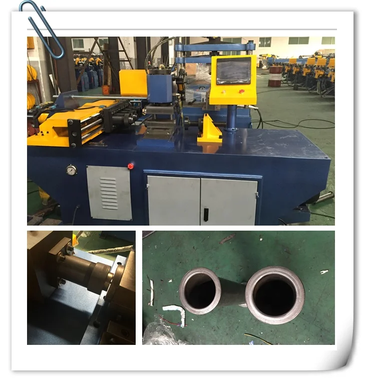 
automatic hydraulic stainless steel pipe reducer machine 