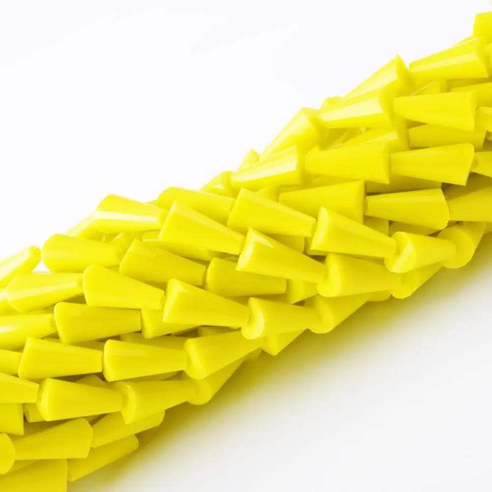 Crystal beads tower pagoda shape glass bead wholesale cheap  chinese beads for jewelry making