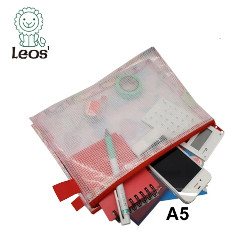 Мешочек из ПВХ водонепроницаемые сетчатые сумки с застежкой-молнией и логотипом для школьных канцелярских принадлежностей