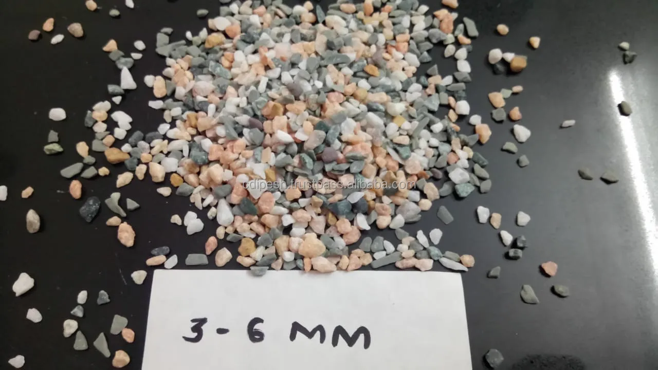 BEST product Rojas pink water wash marble chips & aggregate at cheap sale