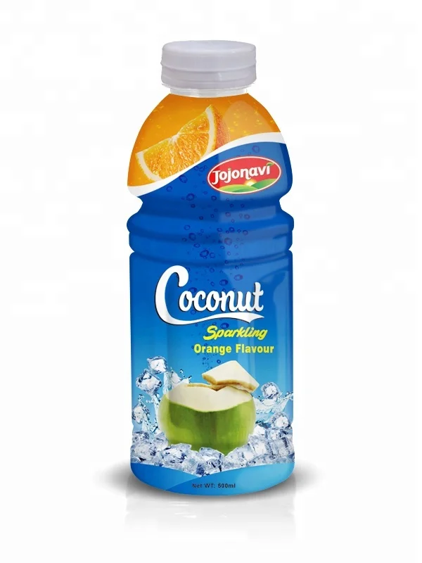 Coconut Water with Sparkling Mango Flavour, 500ml Aluminium Can, Wholesale Price, OEM ODM, Vietnam Beverage Manufacturer