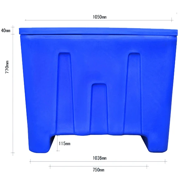 High Quality PE Fish Cooler Box Insulated Plastic Cooler Box for Seafood