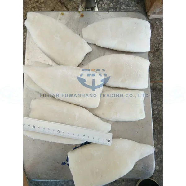 Frozen squid tube with 40% glazing factory price