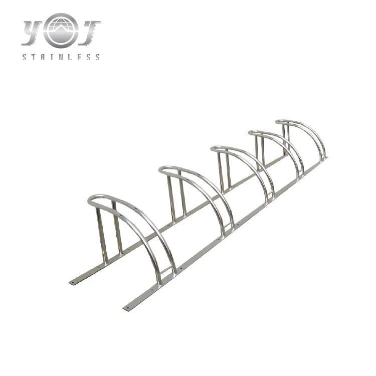 custom design safe metal bicycle floor rack bike parking system
