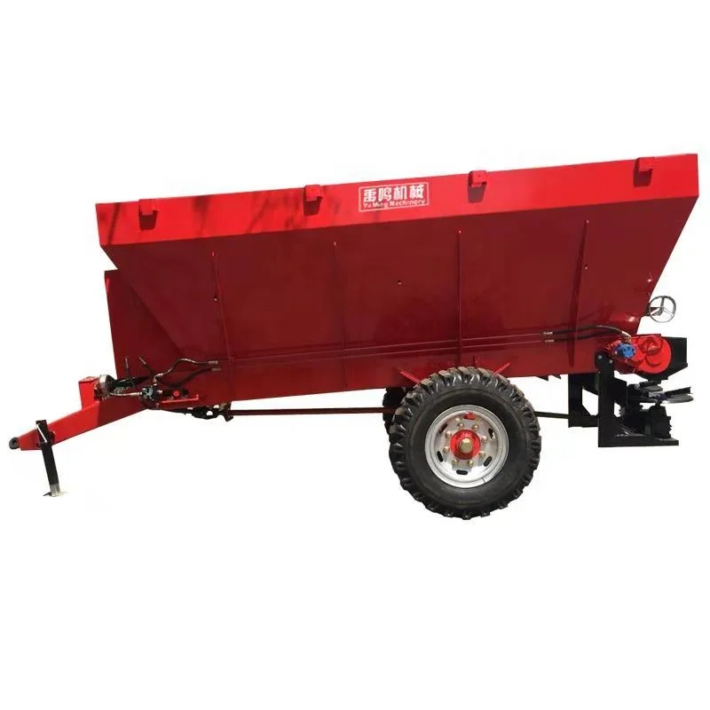 DFC series Tractor traction fertilizer spreader machine/manure spreader