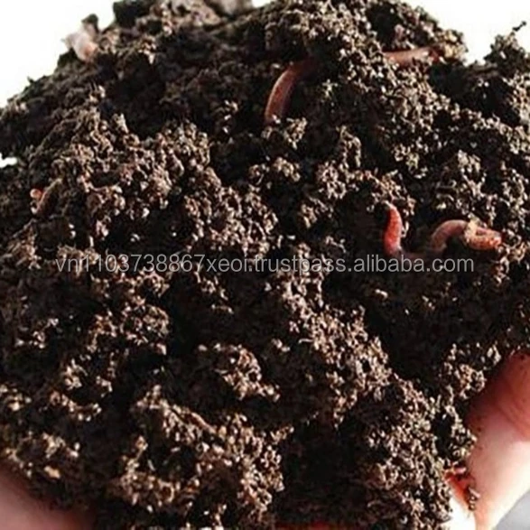 WHOLESALE VERMICOMPOST FERTILIZER - Earthworms compost/ organic vermicompost from Vietnam