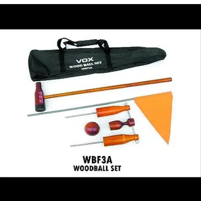 wooden garden game wood ball set with customize logo size color