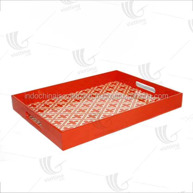 Wholesale high quality lacquer tray made in Vietnam