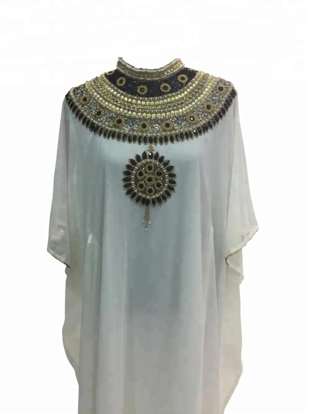 Muslim Bridal DORISQUEEN Drop Shipping Wholesale Floor Length Long Kaftan 2024 Traditional Muslim Evening Gown