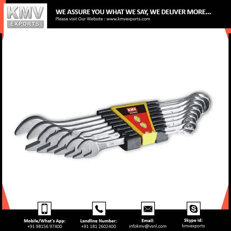 Combination Spanner Hand Tool Set Steel Alloy with Plastic Adjustable Metric Torque Socket Wrench Box Packing Polished Surface