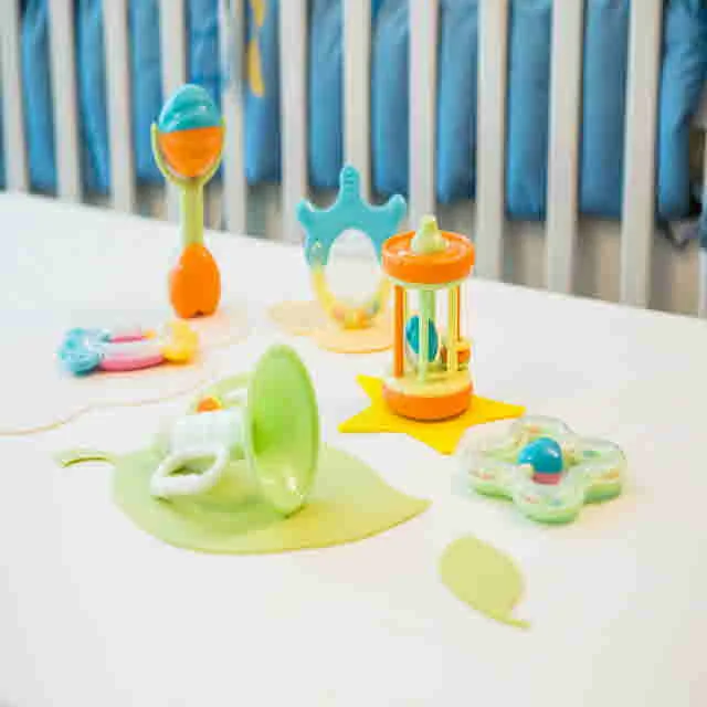 
Eco-friendly material vegetable Baby Toy Rattle & Teether Set 6pcs made from cornstarch 