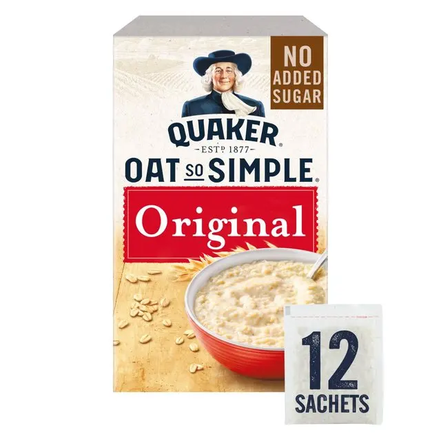 Quaker Oats - Oat so simple - Various - 27g Sachets in packs of 10 or 20