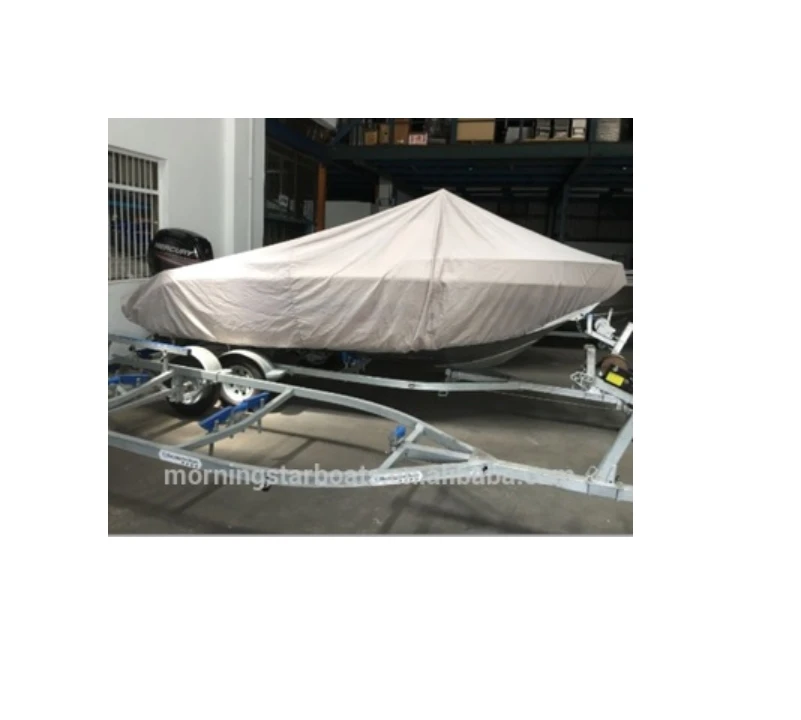 Dust cover for aluminium boat