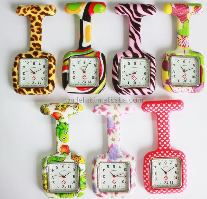 sunshine silicone nurse watch flower nurse watch