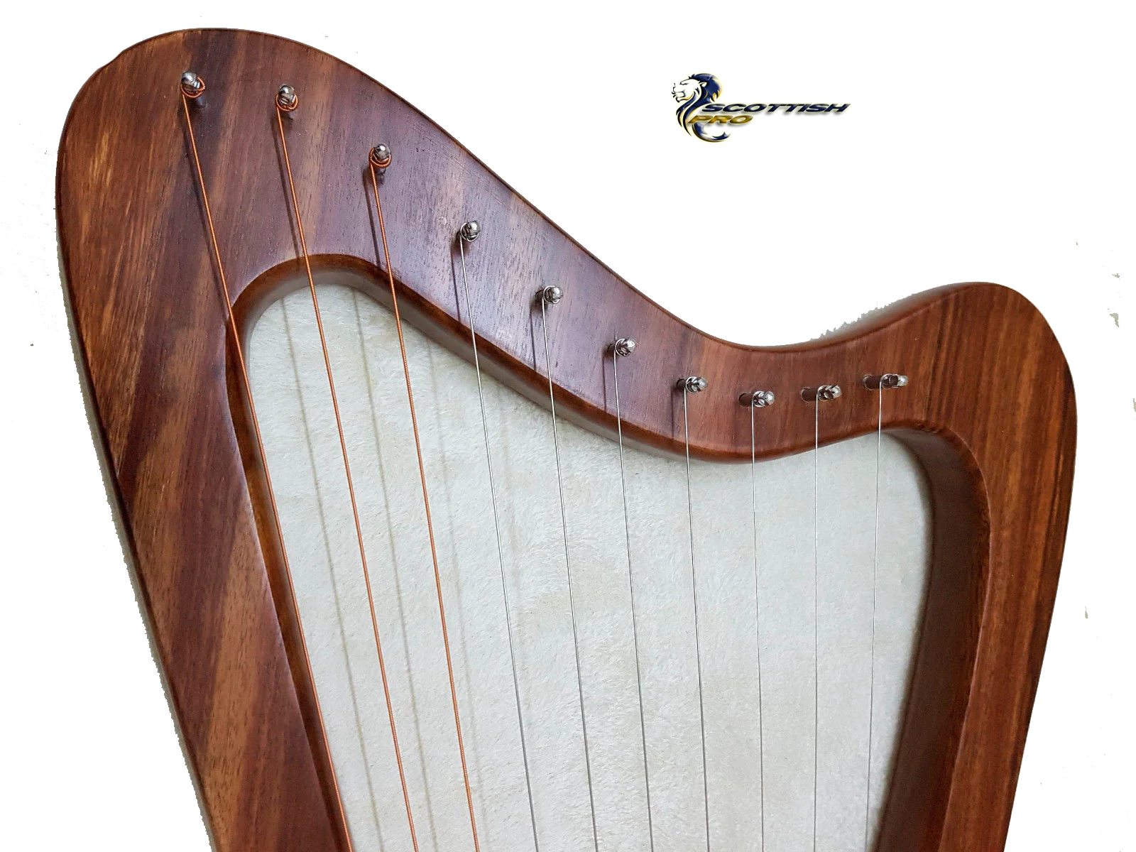 10 Metal String Solid Rose Wood Lyre Solid Wood Custom Made Wood And Color Good Quality Musical Instruments Lyre Harp