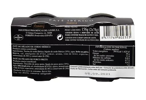 COREN Iberian Pork Liver Pate