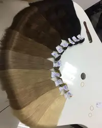 100 % human hair, smooth, straight Vietnam virgin human hair extension