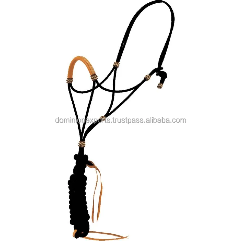 
Rawhide Horse Rope Halter Braided Nose Rope Halter 