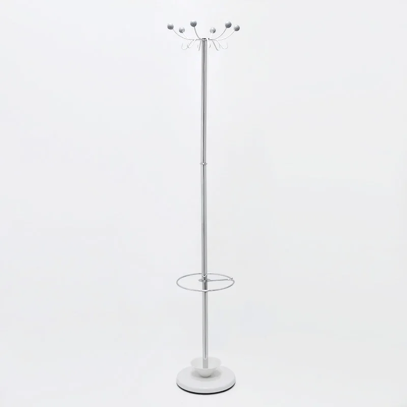 Modern 6 Hangers Metal Suit Valet Stand and Umbrella Holder