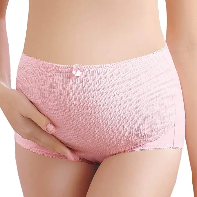 Женские регулируемые трусики для беременных с высокой талией, хлопковые трусики для беременных, Одежда для беременных американских и европейских размеров