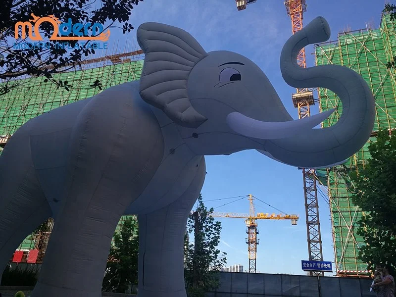 outdoor giant inflatable elephant cartoon animals model amusement park decoration