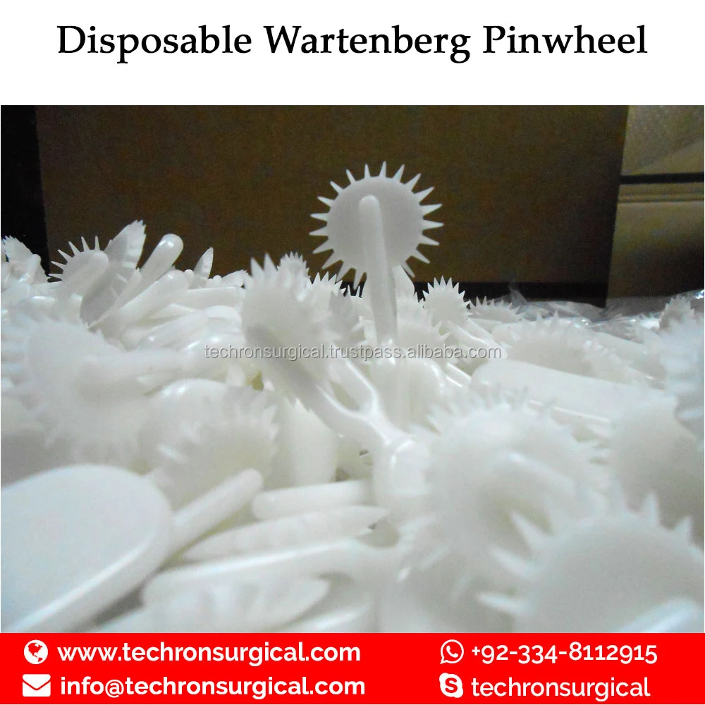 Одноразовое ацетальное пластмассовое неврологическое диагностическое колесо Wartenberg, датчик реакции нерва