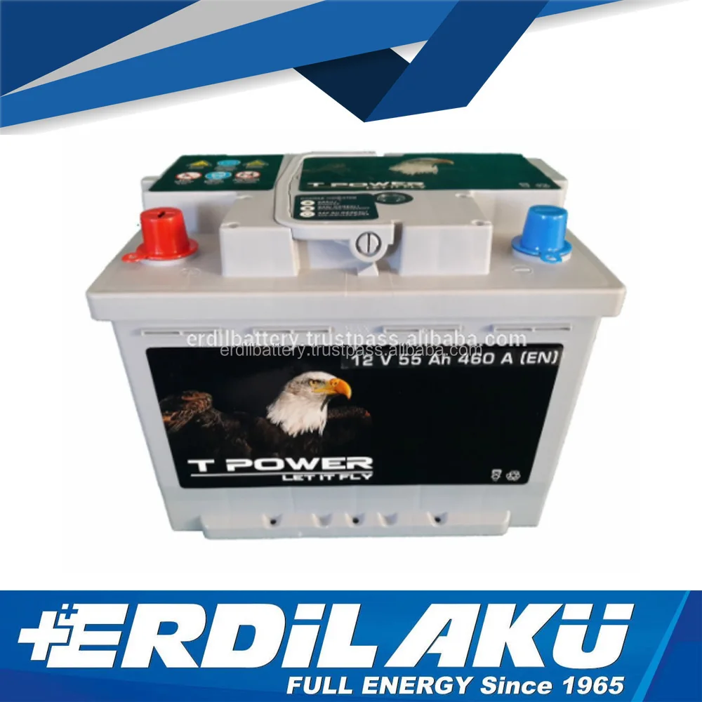 
55 Ah cheap car battery from the manufacturer 