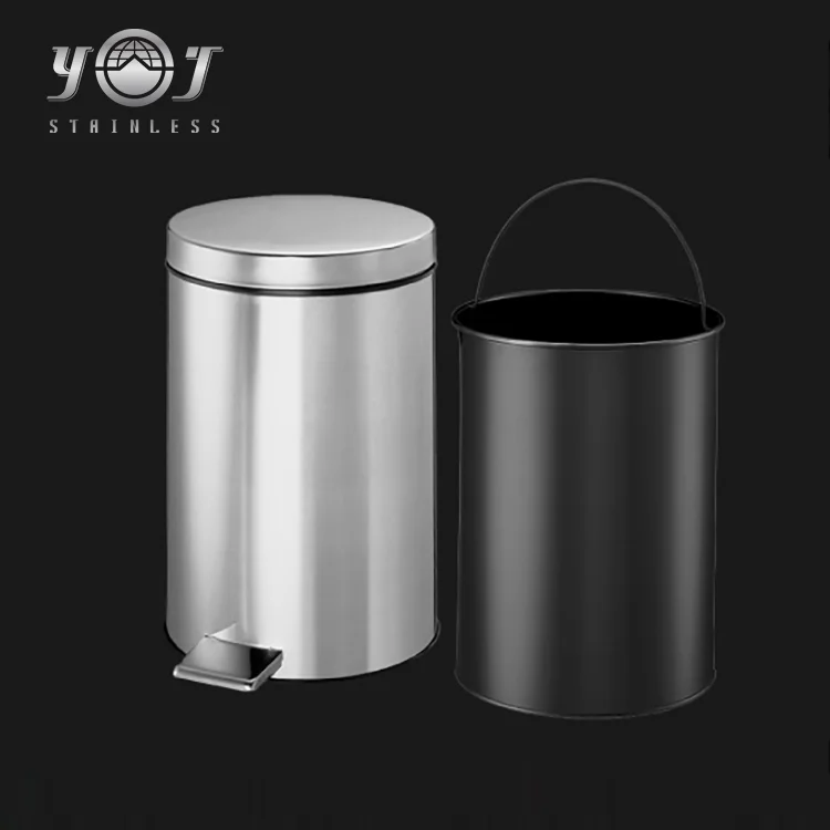 
New Arrival Design Stainless Steel Cheap Foot Pedal Trash Bin 