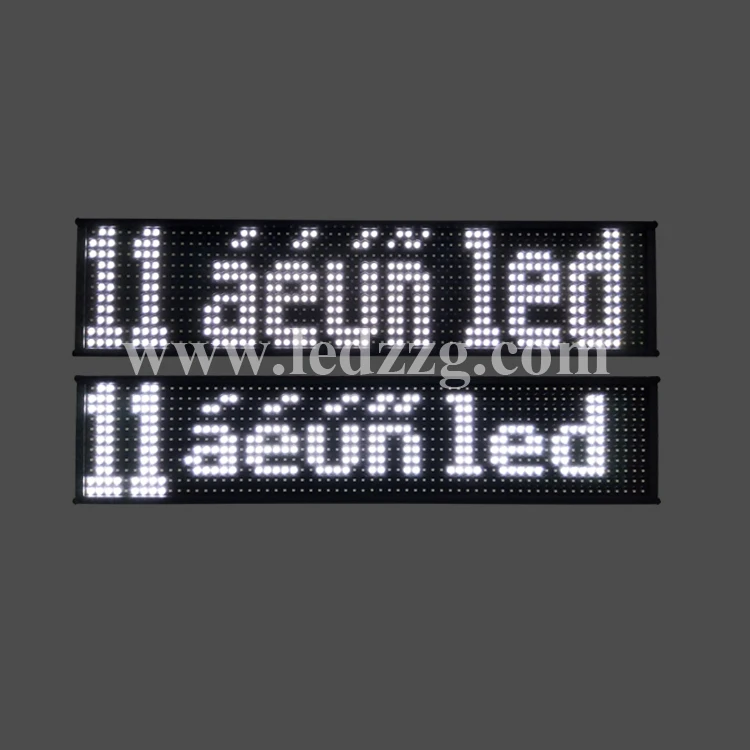 12V DC WiFi LED Screen Display Sign Scrolling Moving Message for CAR BUS