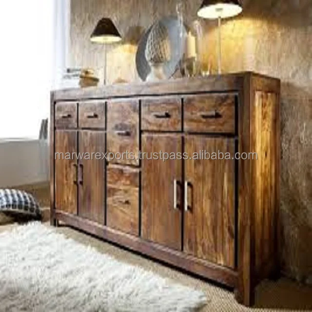 Reclaimed Industrial Furniture Antique Cabinet With Drawers
