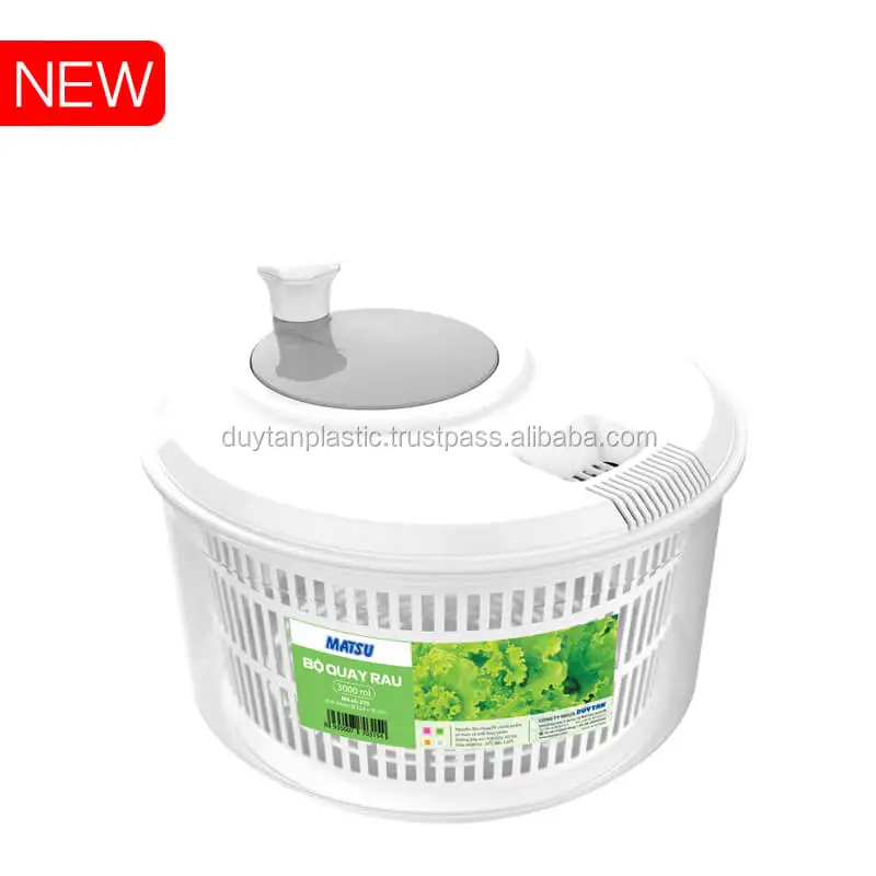Large Salad Spinner No.807 Duy Tan Plastics export to Korea Japan