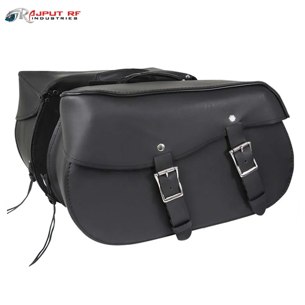 Motorcycle Leather Saddle bags/Bicycle leather Saddle Bags/Saddle bags for Motorbike