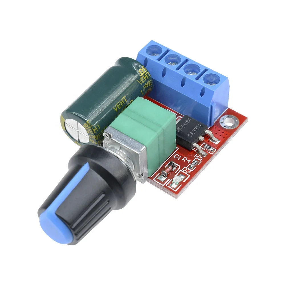 diymore Mini 5A PWM Max 90W DC Motor Speed Controller Module 3V-35V Control Switch LED Dimmer Hot Sale