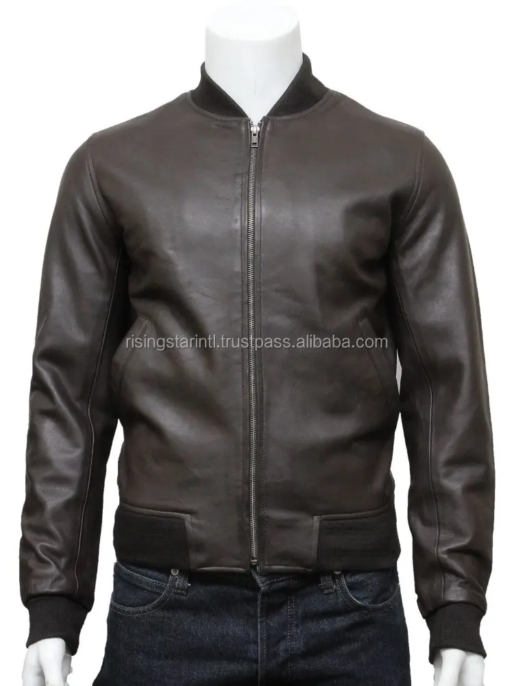 New Fashion Men leather bomber jackets