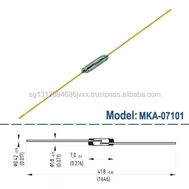 MAGNETIC CONTACT REED SWITCHES SENSOR NORMALLY OPEN 7mm Micro Switch Sensor