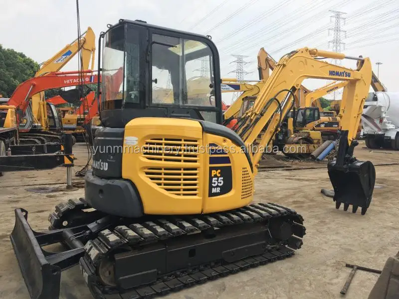  Мини-экскаватора Komatsu PC55 Экскаватор Малый экскаватор komatsu pc55MR Гидравлические Гусеничные экскаваторы на продажу