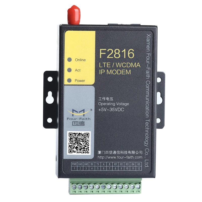 F2416 Electrical energy meter gprs gsm modem m2m 3g modbus i/o modem cellular gprs dtu modem