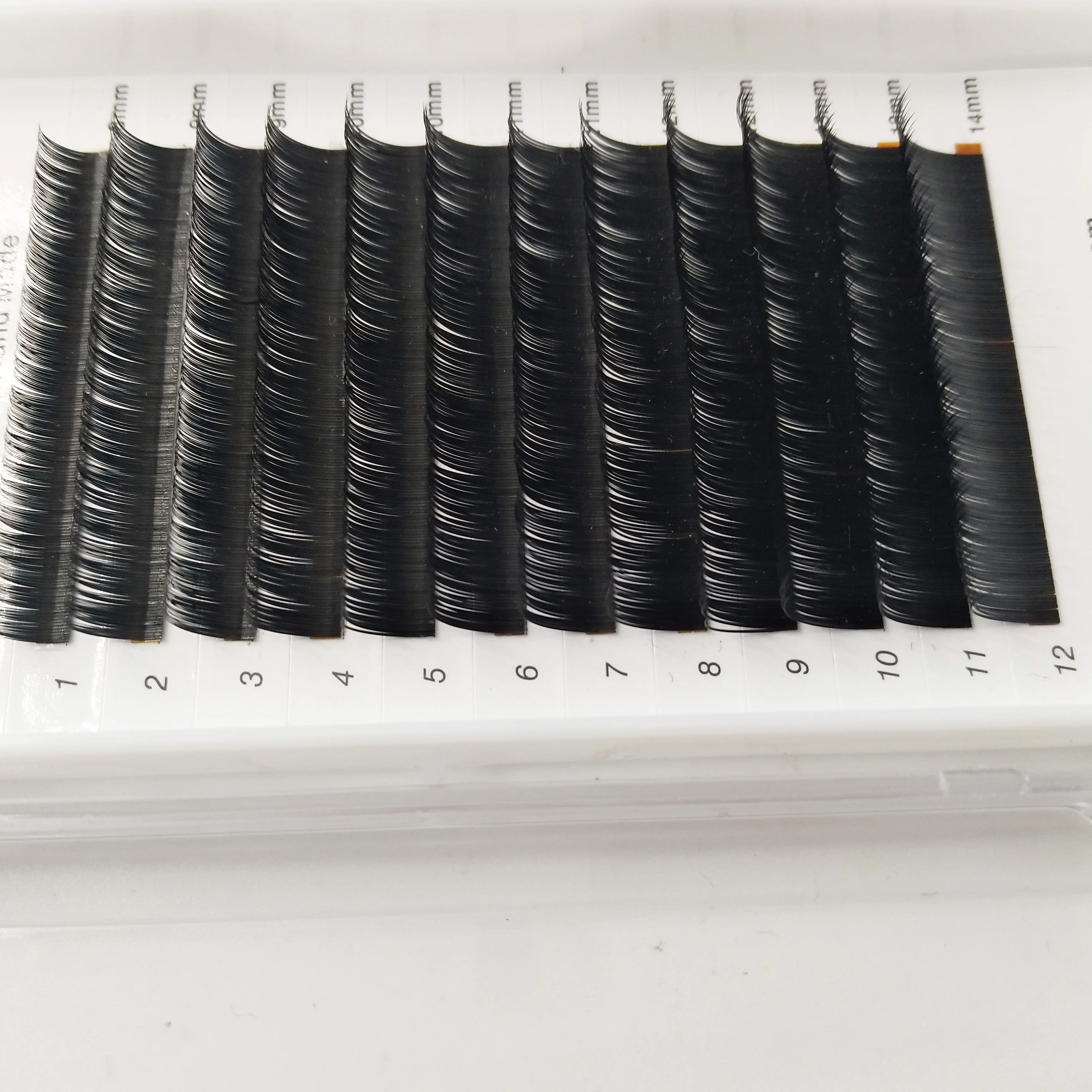 Dealership for new products Wholesale Price Double Tips 0.12/0.15/0.20mm Matte Ellipse Flat bulk eyelash extension