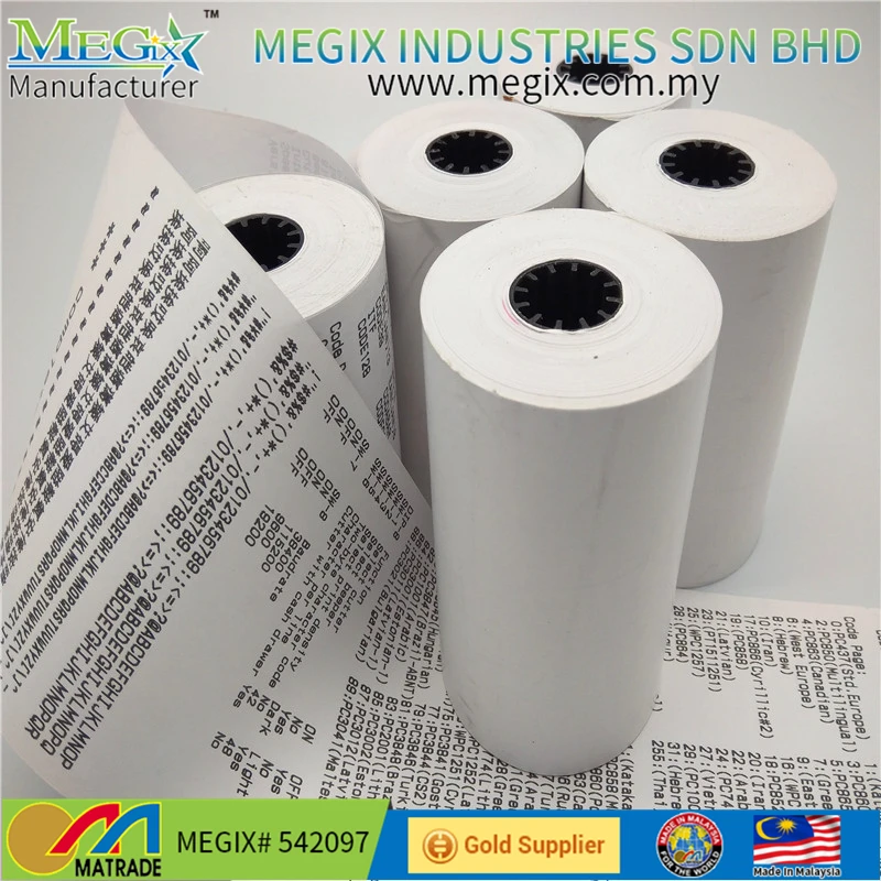 
55gsm Grade A quality thermal ticket paper roll 31/8*230ft 31/8*200ft 