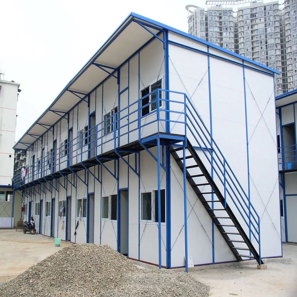 China Easy Assembled Steel Prefabricated Building Prefab Storage Units Ready Made House In India