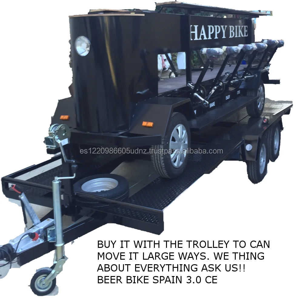 TRUCK FOR BEER BIKE TROLLEY WITH ELECTRIC WINCH FOR BEER BIKE 3.0 partybike,pub bike