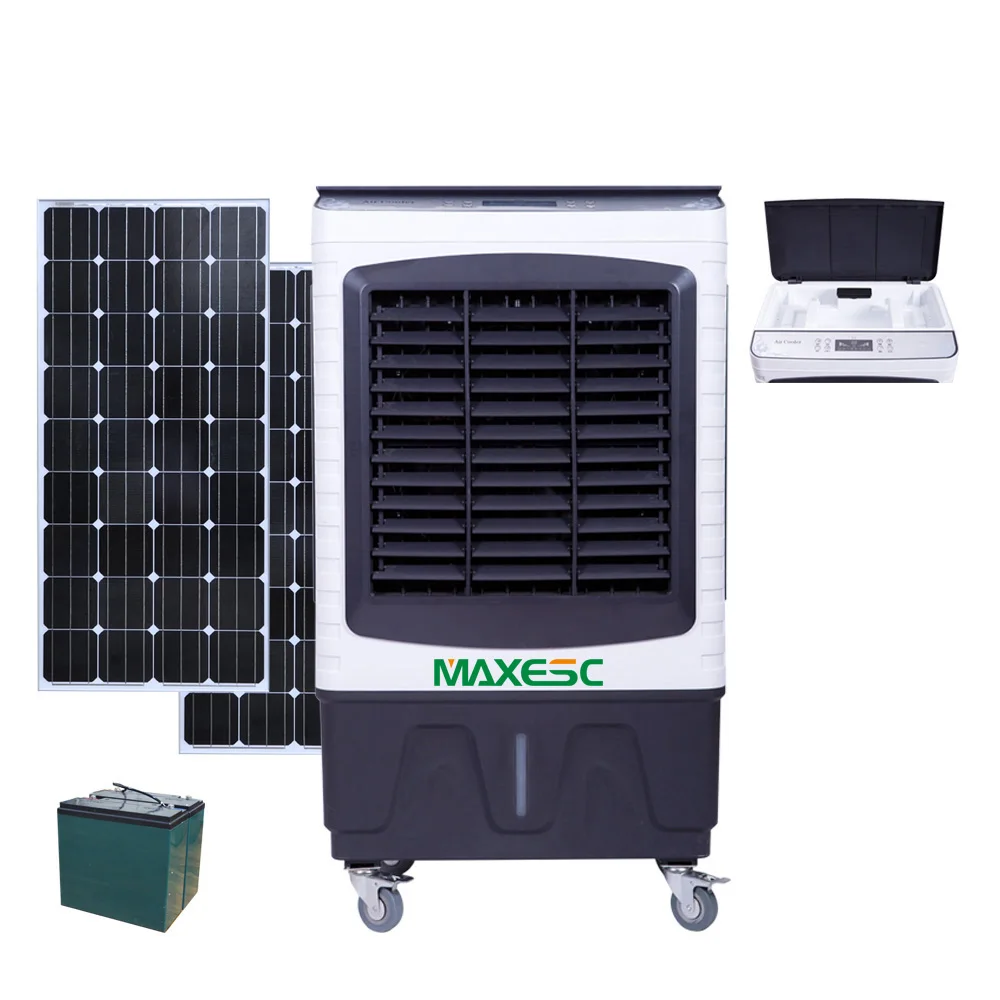 China Ac Dc 12 Volt Swamp Portable Evaporative Plastic Air Cooler