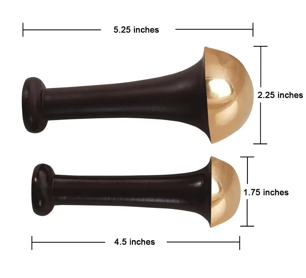 
Best Quality Pure Kansa wand bronze metal massager manual foot face and body care and detox 