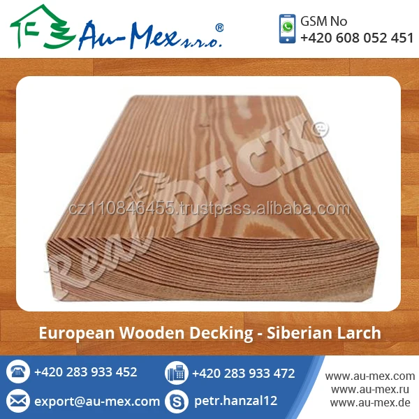 High Strength Siberian Wood Decking Available at Best Price