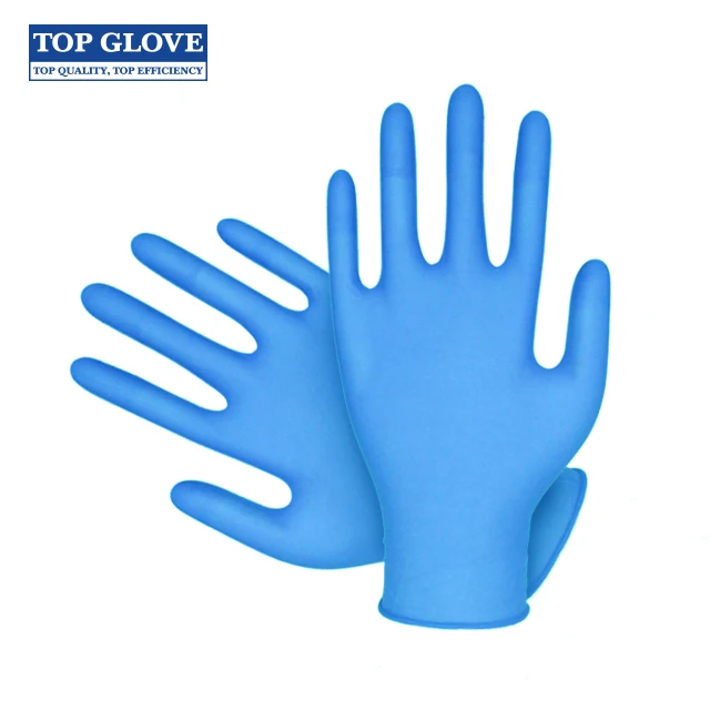 
Disposable Powder Free Nitrile Cleaning Gloves Blue For Wholesale 