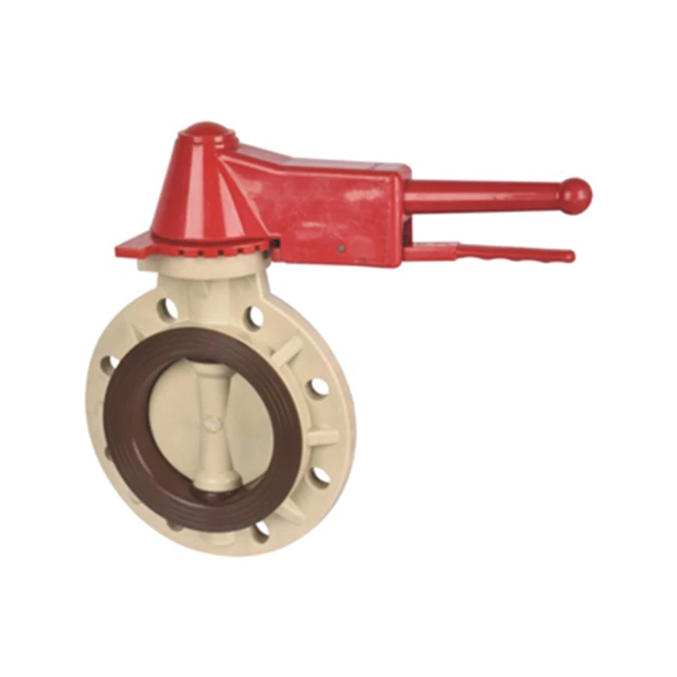 DN50 DN 50 DN65 DN80 DN100 DN150 2 3 4 6 Inch Handle Spring Loaded Manual Plastic PVC FRPP PPH CPVC PVDF UPVC Butterfly Valve