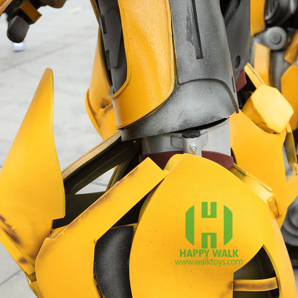 Human size robot adult cosplay performance bubble bee dancing costume